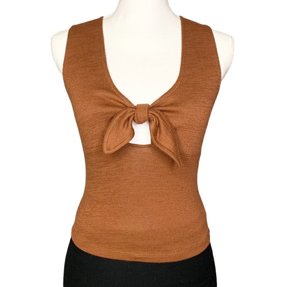 Women’s American Eagle First Essentials Brown Fro… - image 1